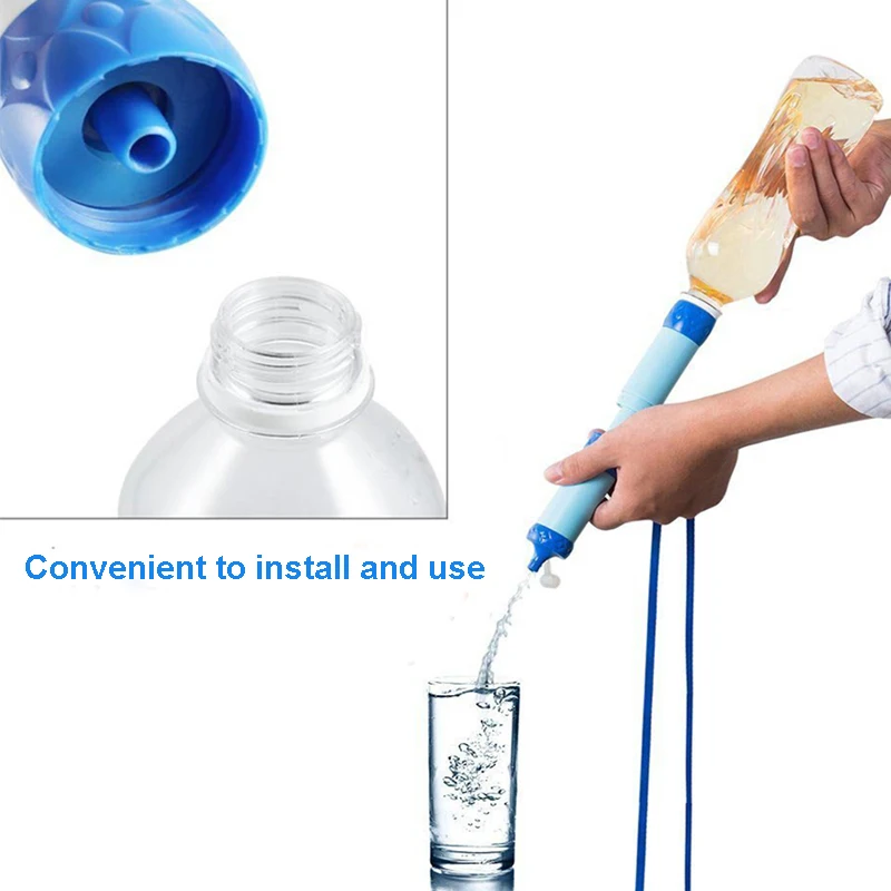 
Ultra Filtration Membrane Water Filter Wilderness Survival Camping Outdoor Portable Water Purifier 