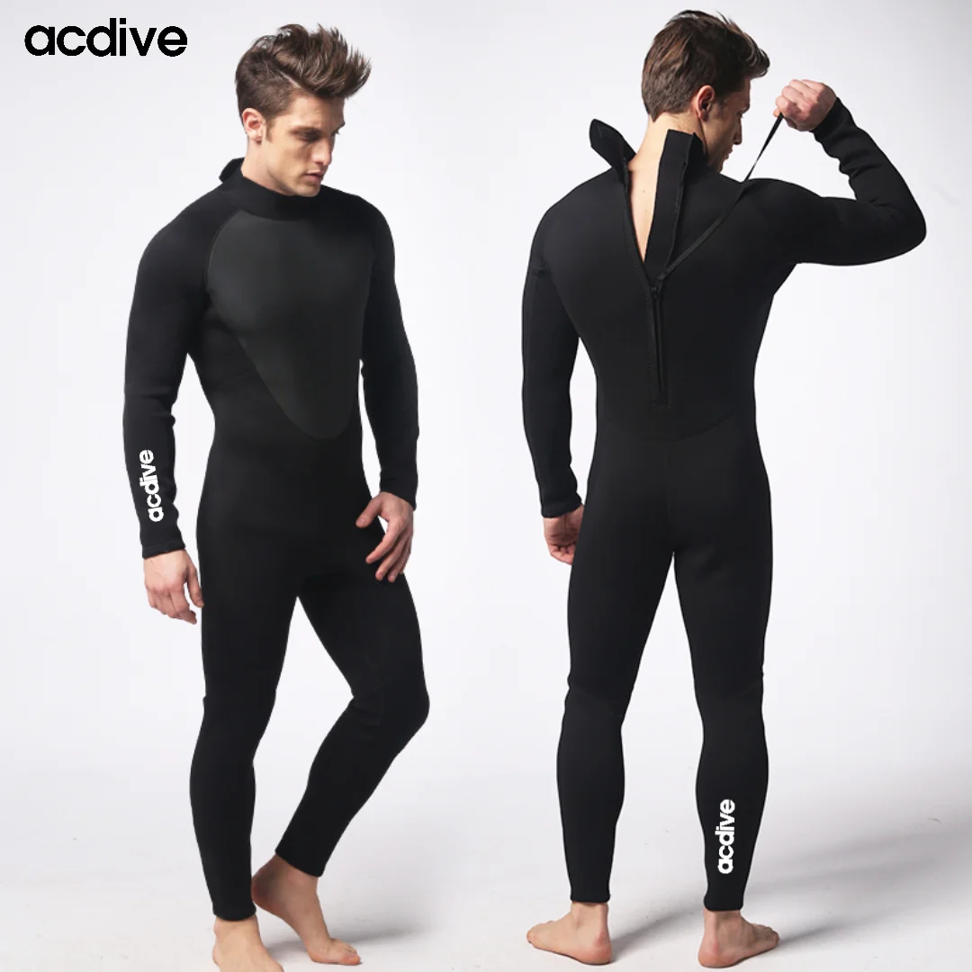 High Quality Shark Skin 3mm Neoprene Mens Diving For Warm Long Sleeve OEM ODM Kayaking Boating Sailing Wetsuit