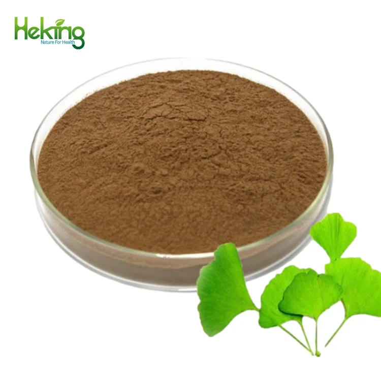 100% травяной порошок экстракта листьев гинкго билоба 24%/6% флавоноиды