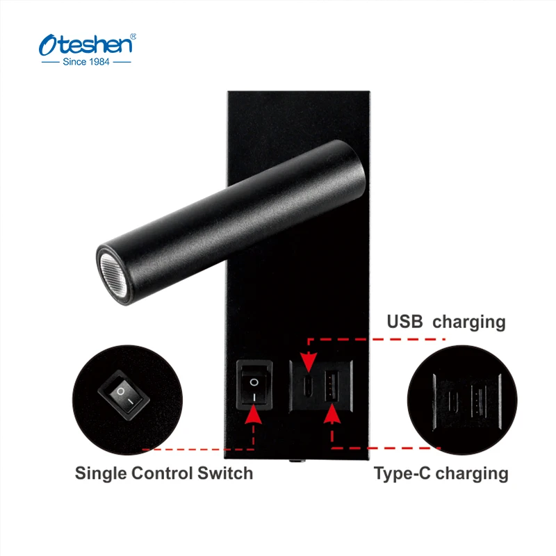 Hotel Wall Scone Light Bedroom Beside Wall Lighting Indoor Lighting Wall Mounted