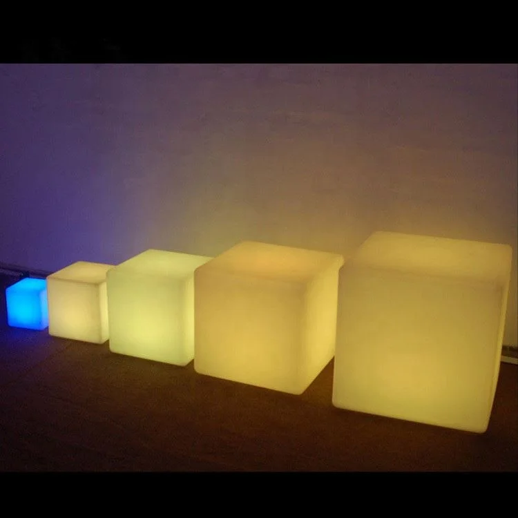 bar tables mesas y sillas discoteca plastic cocktail tables high party stool rechargeable led high table bar stools cube chair