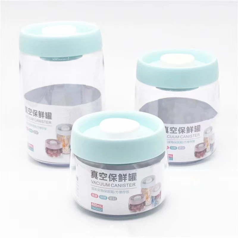 Кухонная пластиковая герметичная банка для кофейных зерен, коробка для хранения сухих фруктов, влагостойкая