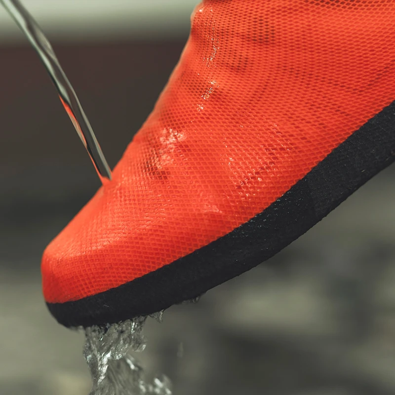 New Stylish Motorcycle Slip resistant Waterproof Reusable Latex Shoes Covers Overshoes