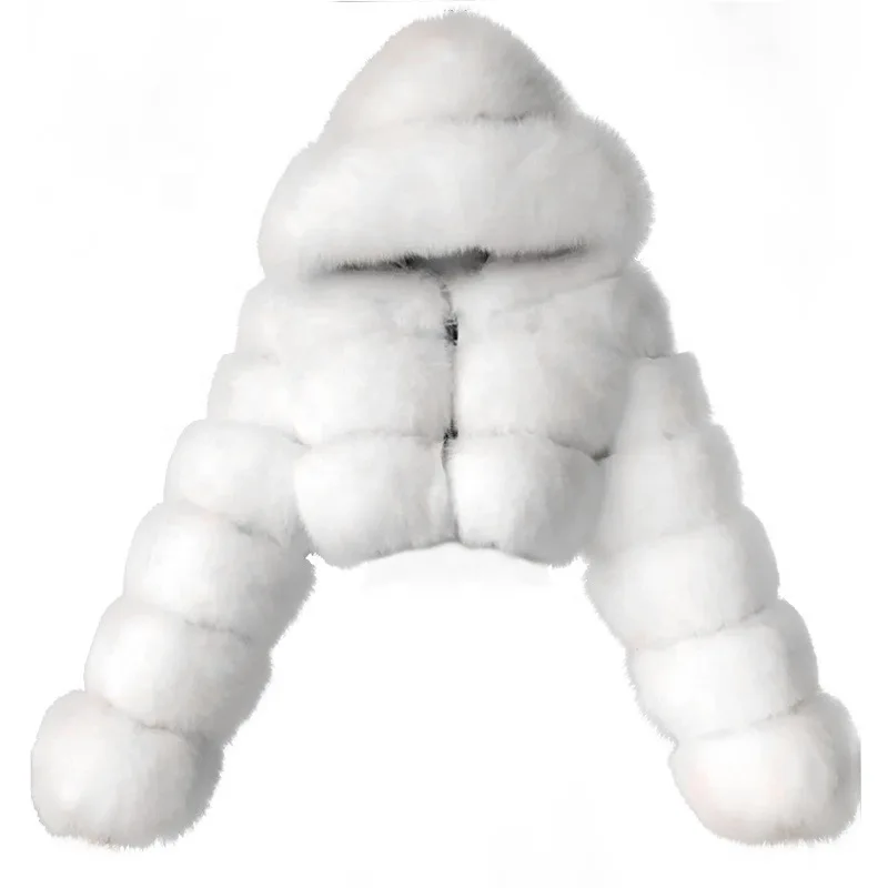 Chinese Factory Price Fashionable Anti Wrinkle Women Faux Fur Coat For Winter