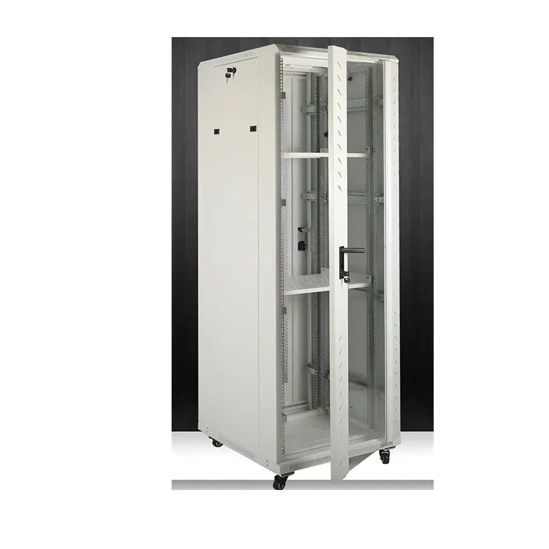High-Capacity 42u Portable Network Cabinet in White Various Sizes Servers Routers Switches Other Devices Stock 4u 6u Capacities