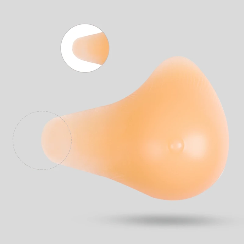 Longer Tail Protect Axilla Better 180g-600g Artificial Mastectomy Silicone Breast Form Prosthesis Women Boob Implants