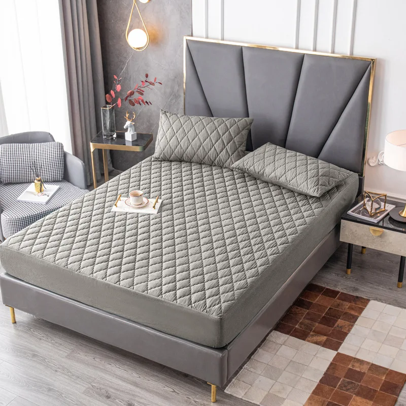 Protective Cover Full Bed Bug Zipper Fitted Mattress Cover