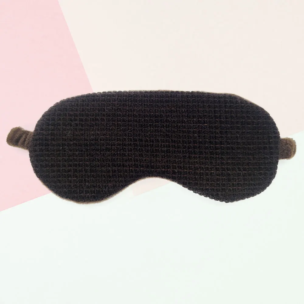 free sample microwave heat pack Salt weighted hot eye pad microwavable warm compress heating eye mask for eye care