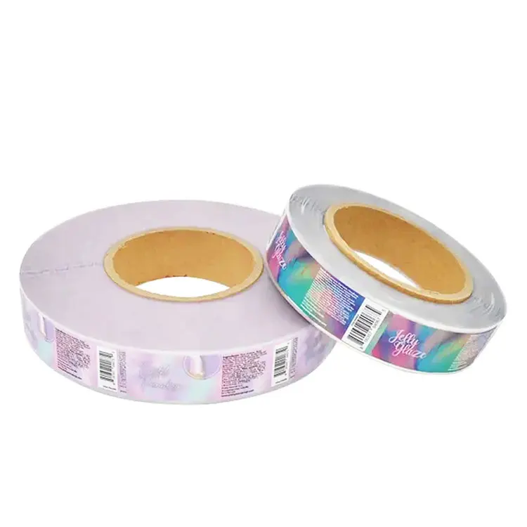 High Quality Custom Printed Cheap Waterproof Self Adhesive Plastic Paper Round Cosmetic Product  custom Label Sticker