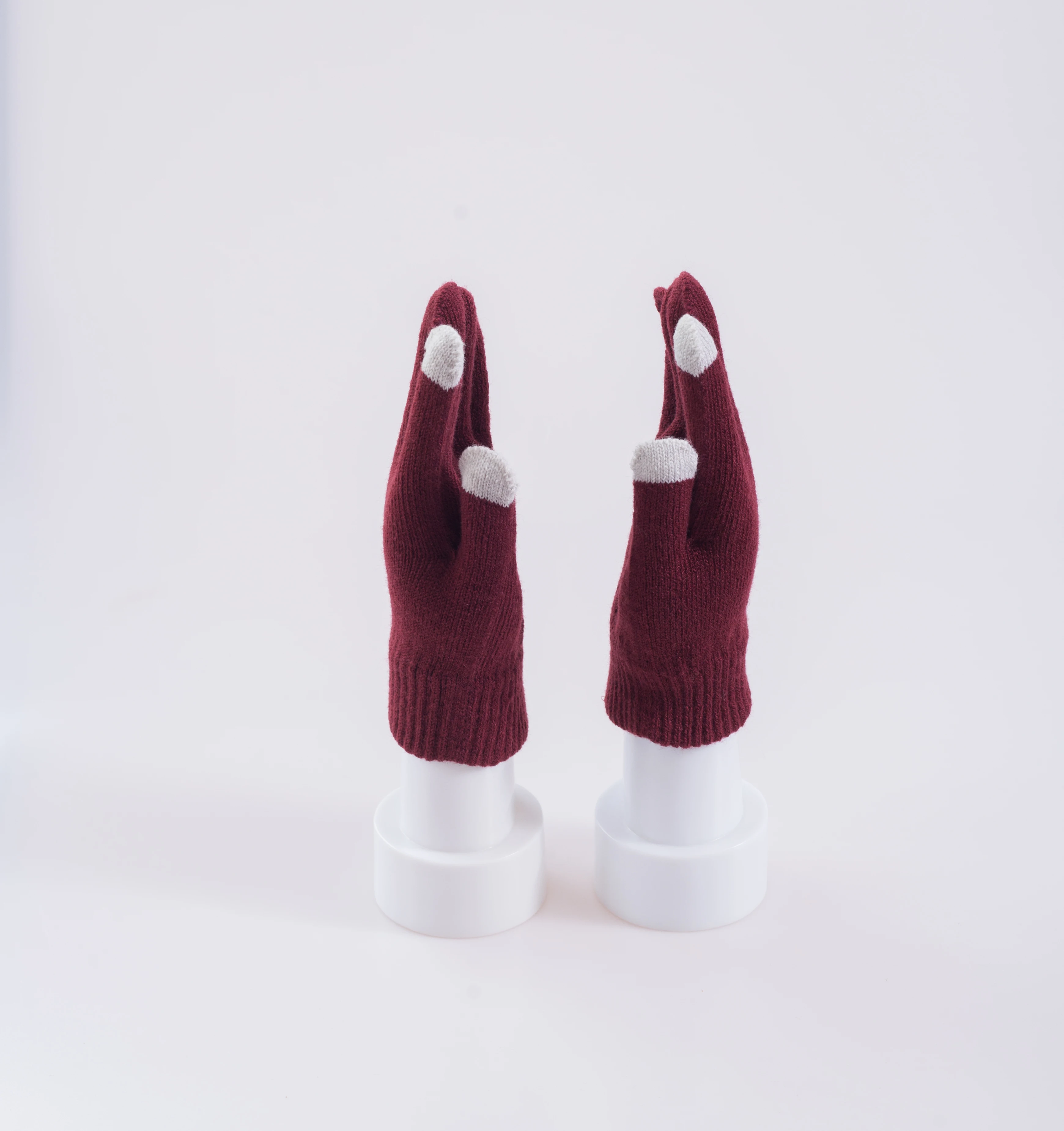 
China manufacture winter kids kittning cotton acrylic gloves for men and women mirco touch mobile phone touch screen gloves 