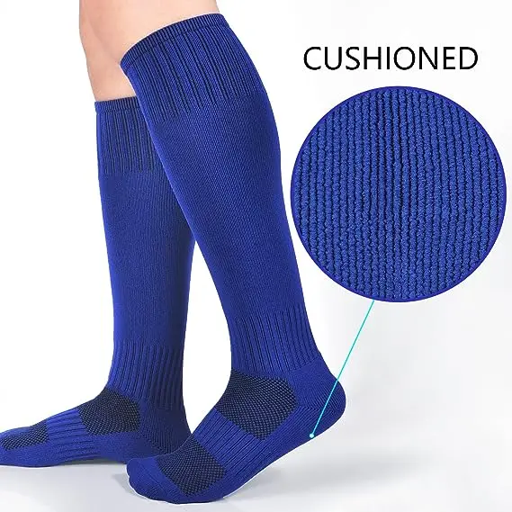 anti slip boy Girls Knee High Baseball Softball Athletic Sports Tube Stocking soccer socks