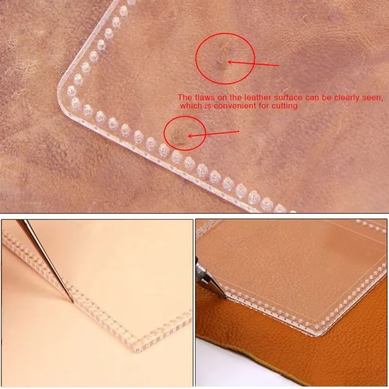 Портативный DIY Кошелек для монет Прозрачный шаблон маленький бумажник акриловый