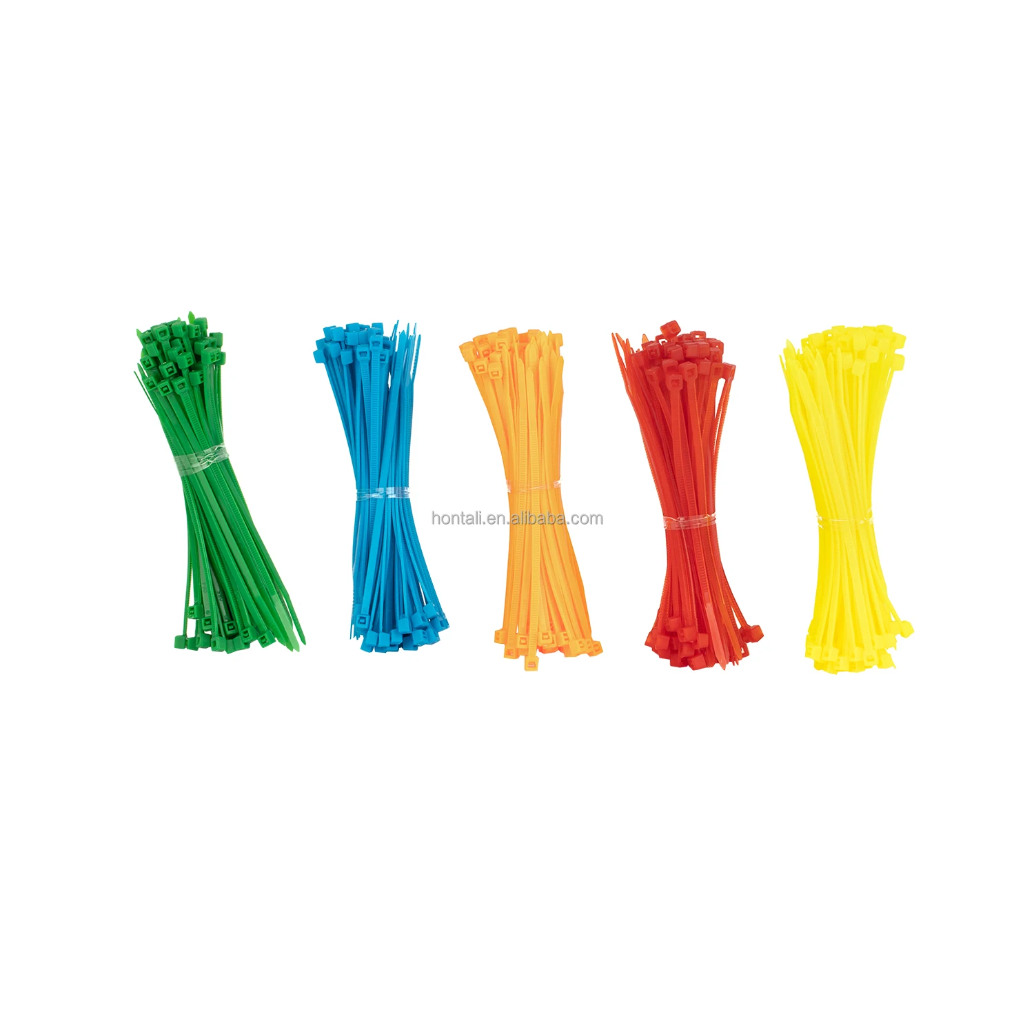 Eco-friendly Custom Plastic Flexible Custom Cable Ties Electrician nylon zip tie black UV