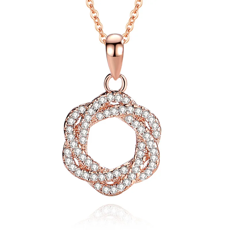 Wholesale Cheap Price hexagram Pendant Elegant Luxulry Chains 925 Sterling SIlver Necklace Fashion Jewelry for Women Gift