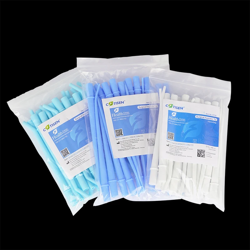 Dental Material Plastic Saliva Ejector Suction Aspirator Surgical Tips use with 11mm Suction