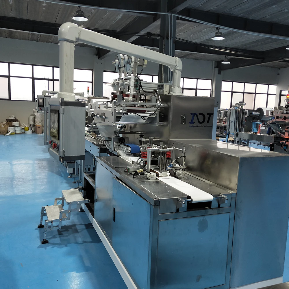 High Quality 12 Lines Full Automatic Baby Wet Wipe Making Machine With Packing Machine