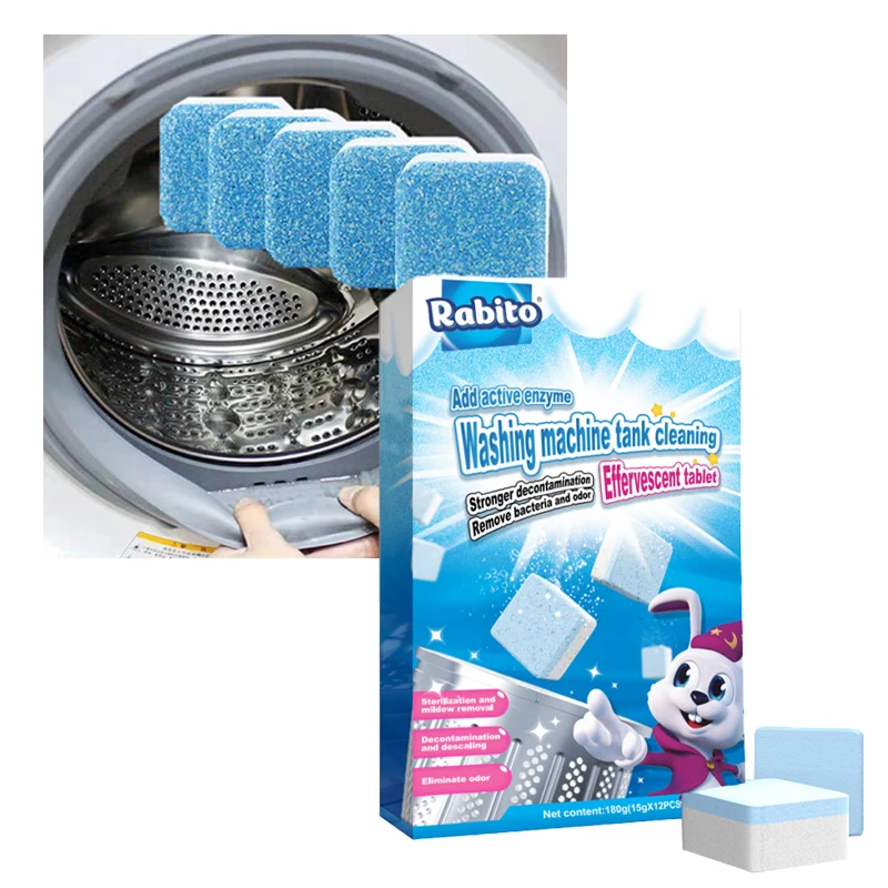 High Quality Automatic Dishwasher Detergent Washing Machine Cleaner Cleaning Effervescent Tablets