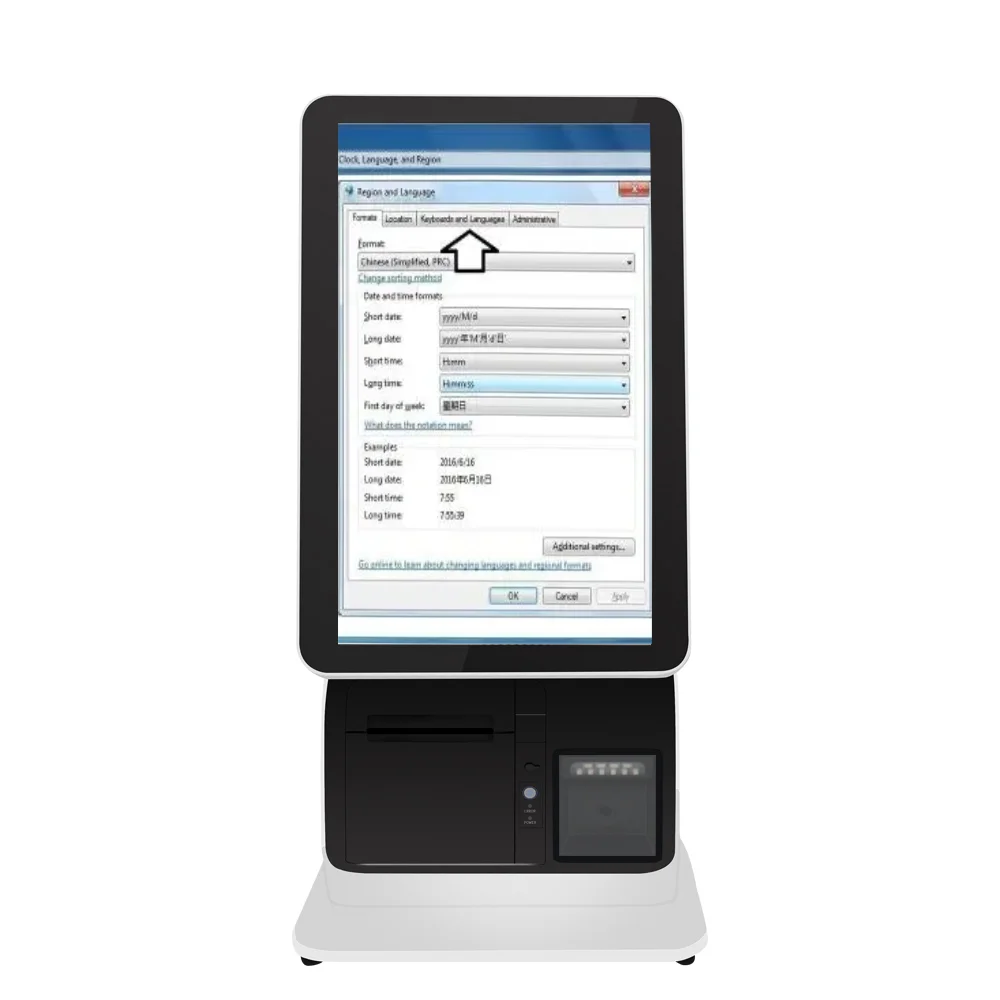 Card Reader Payment New Mobile Touch Pos Terminal System Window Android Restaurant Self Service Food Ordering Kiosk