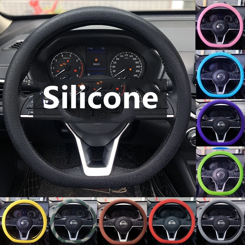 Luxury Universal steering wheel cover Women Cover D silicone steering wheel cover
