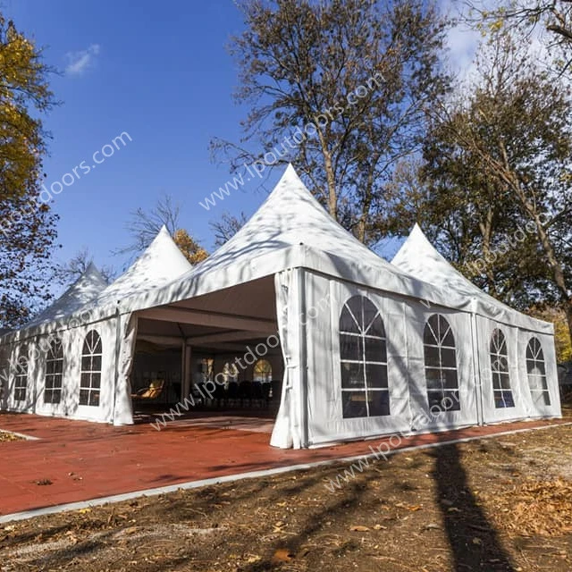 aluminum frame structure PVC waterproof cover pagoda canopy tent temporary building for outdoor party events for sale in UK