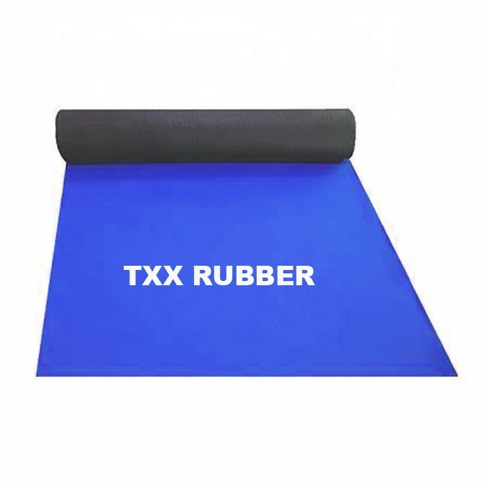 Red Blue Nature Rubber Glossy Slide Moving Mats Floor Runner For Large Furniture Appliances Sliding Protection Long Neoprene