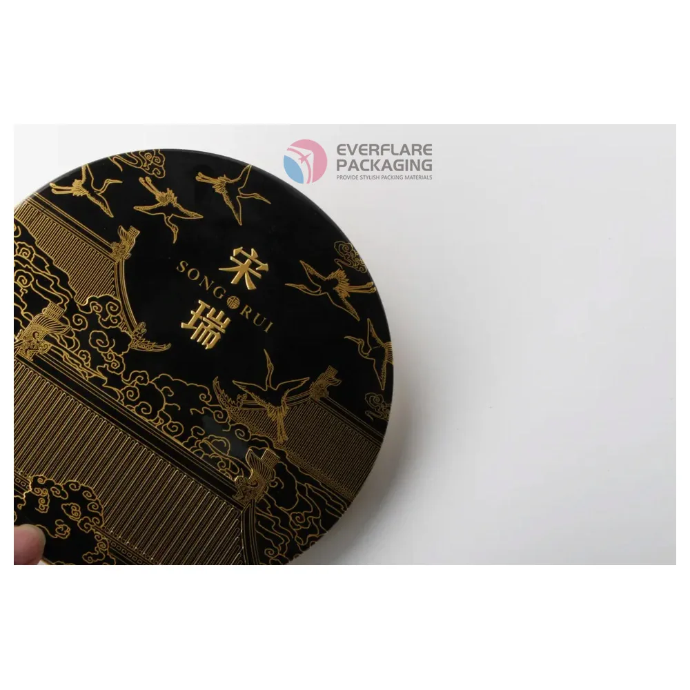 Custom Empty Round Storage balm oils tea daddy packaging Metal Aluminium tin/ can/ concentrate jar