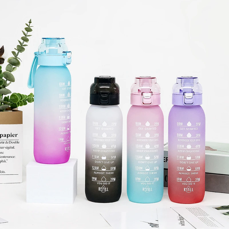 Flavored Water Bottle with Flavour Pods Air Water Up Scent Fruit Flavor Bottle Frosted Air Starter Up Set Water Cup for Fitness
