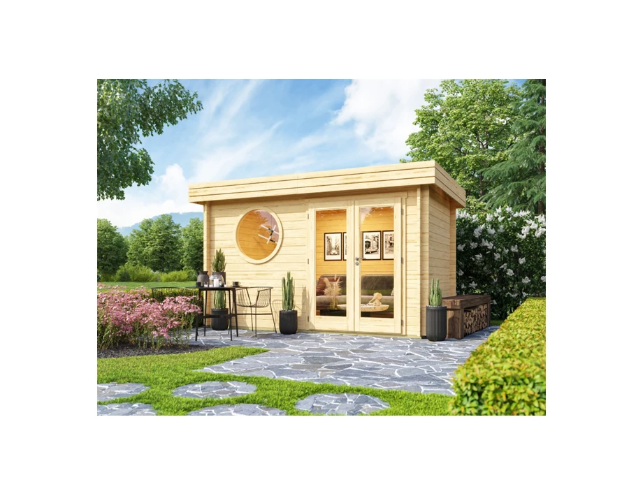 Outdoor Hot Sale Wooden house Container House with Garden Room design