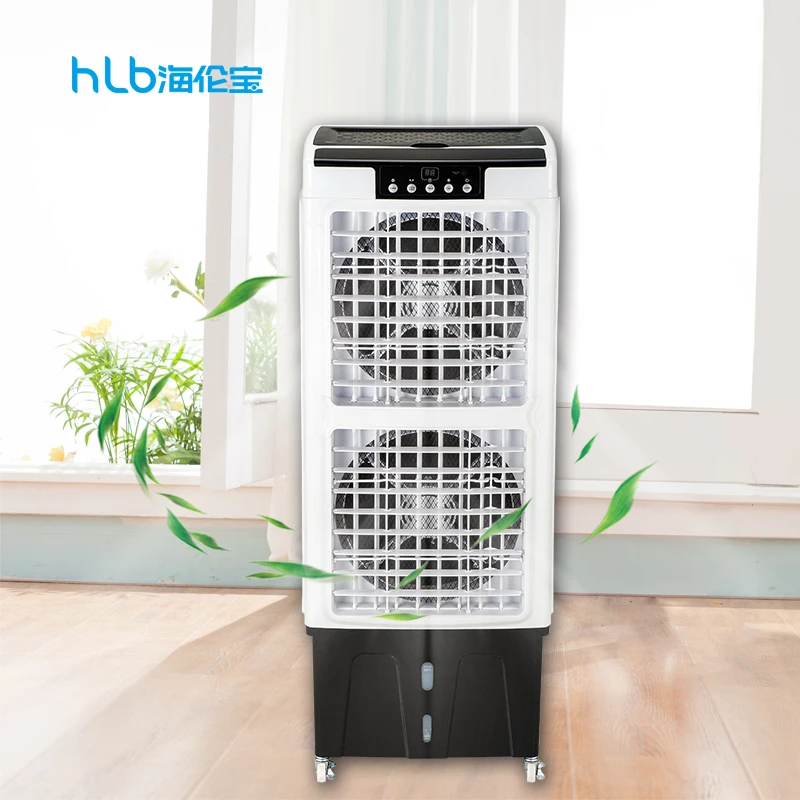 Factory Price Manual Industrial Mobile Air Conditioner Cooling Fan Portable Ac Water Evaporative Air Cooler With 35L Tank