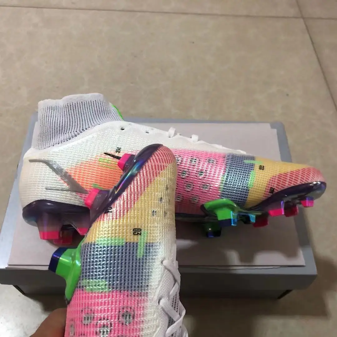 2021 new brand high ankle mens waterproof XIV FG football soccer shoes cleats football vapor dragonfly 8 soccer shoes boots