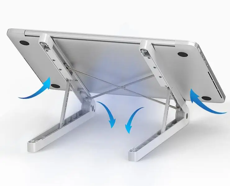 
Lightweight Laptop Cooling Stand Plastic Vertical Laptop Stand Foldable Tablet Stand Bracket Laptop Holder 