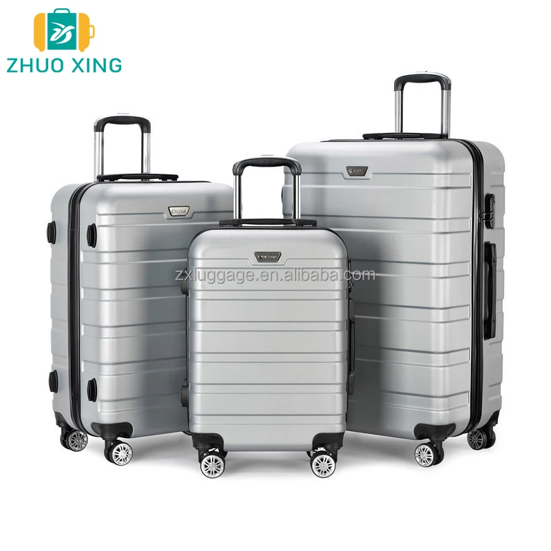 20/24/28inch sells well 4 wheels abs trolley bag luggage sets 3 piece