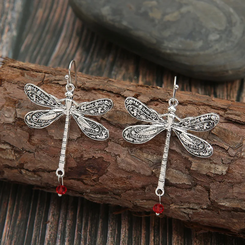 Bohemian Cute Flutter Joyfully Dragonfly Earrings