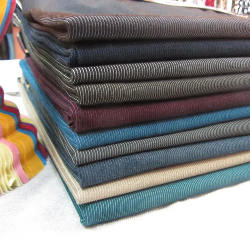 
high quality woven 16W Cationic corduroy fabric for garment 