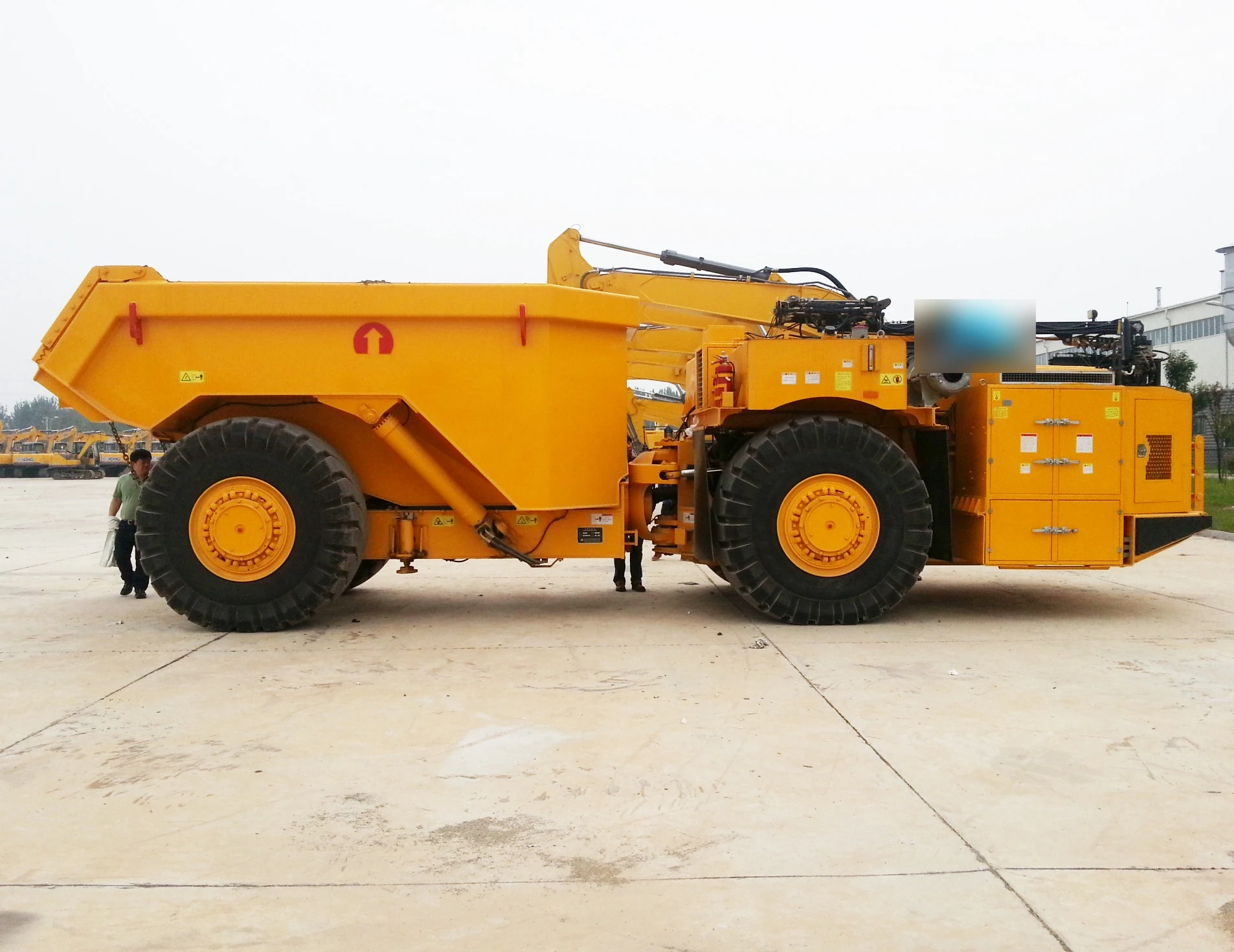 Yantai tuoxing Underground Mining Truck With Dana Hydraulic System