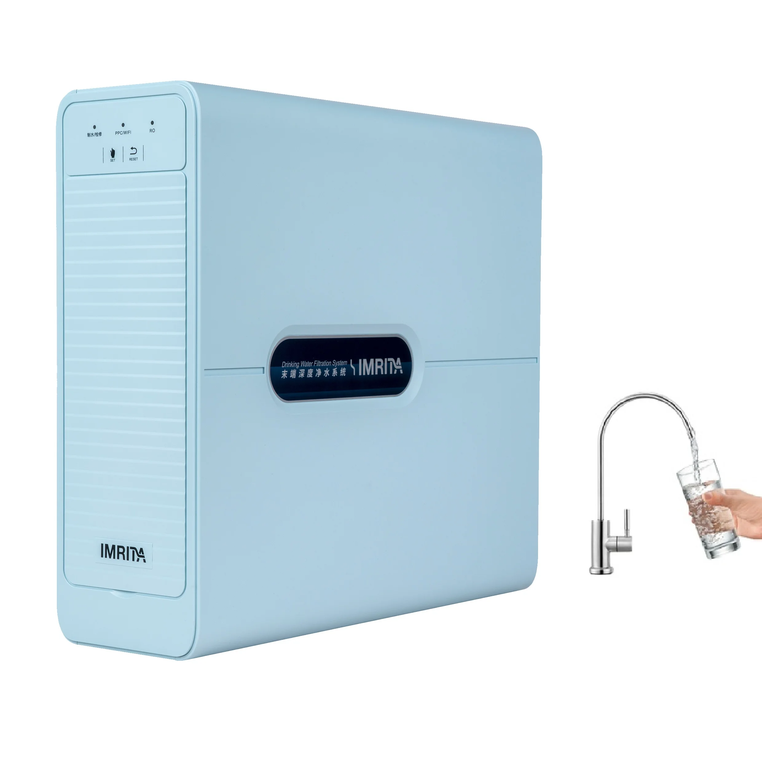 IMRITA Kitchen Cabinet RO 600-800GPD Drinking Super Taste Reverse Osmosis Water Purifier purificador de agua