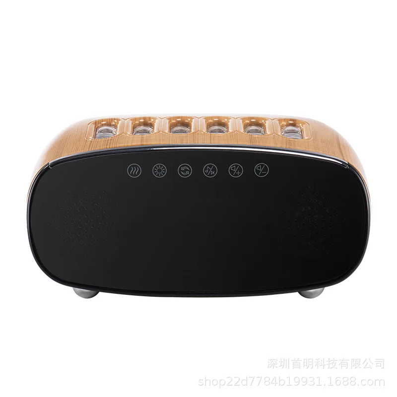 Динамический Bluetooth аудио увлажнитель бытовой туман интеллектуальный цифровой дисплей Будильник увлажнитель беспроводной пульт дистанционного управления