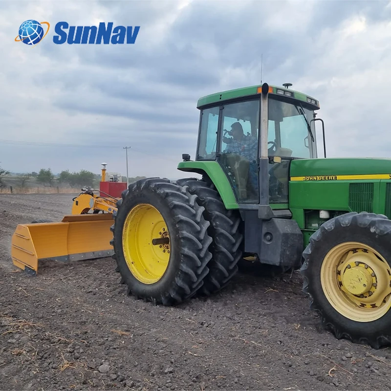 nivelador de tierra  GPS land leveling system land scraper  land leveller dual slope