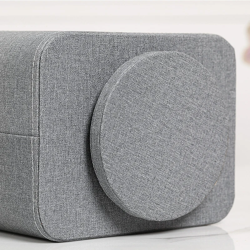 Clothing patterns Minimalist Desk Top Rotating Remote Cell Phone Pens Organizer Home PU turntable Lazy Susan