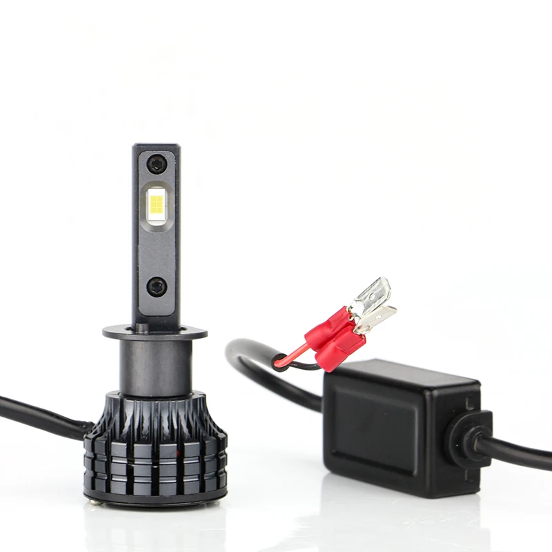 Cheapround 48W 5500LM auto motorcycle mini h7 h11 h4 h1 led headlights 80W 8000LM for Auto Car