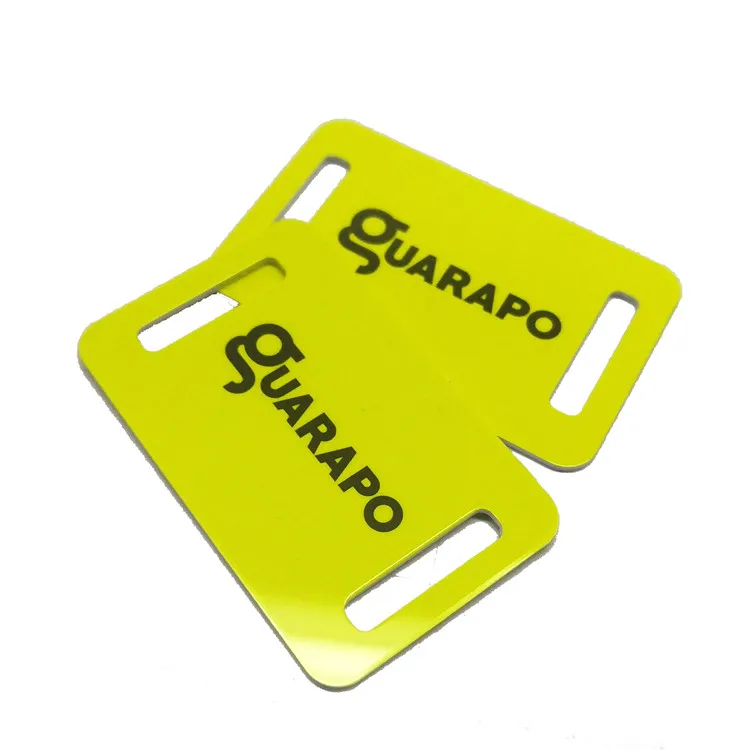
Custom Non-standard Plastic PVC Combo Card Die Cut RFID PVC Loyalty Tag Card with Punched Hole 