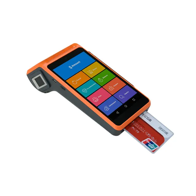 
5.5 Inch Touch Screen Portable Android Pos Terminal With Nfc integrating scanning code payment 