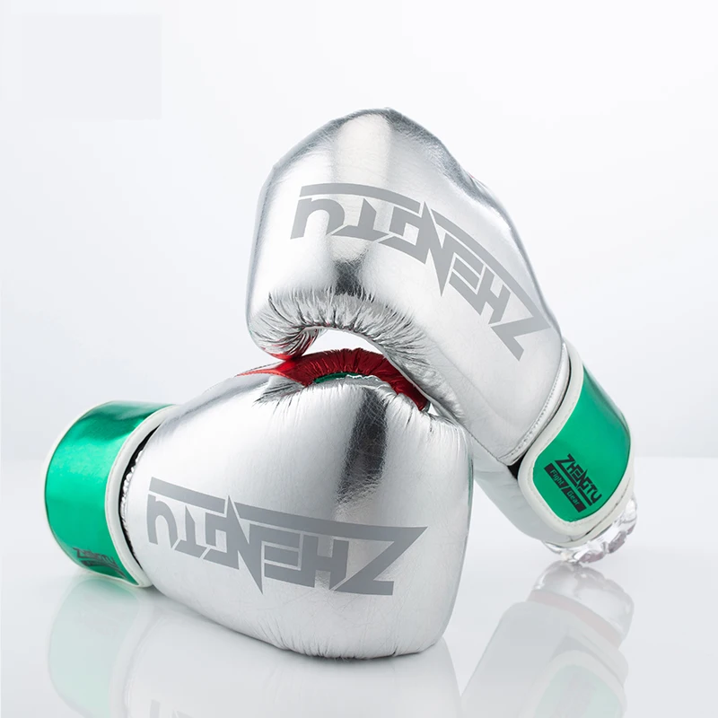 customized logo boxing glovees pro leather boxing glovees winning boxing glovees