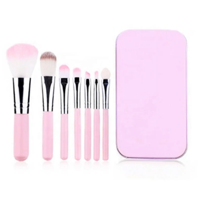 2023 New Products Cosmetic Brush Kit Makeup Brush Set 7pcs Kitty Cat Hello Kitty Synthetic MOQ 50 Sets