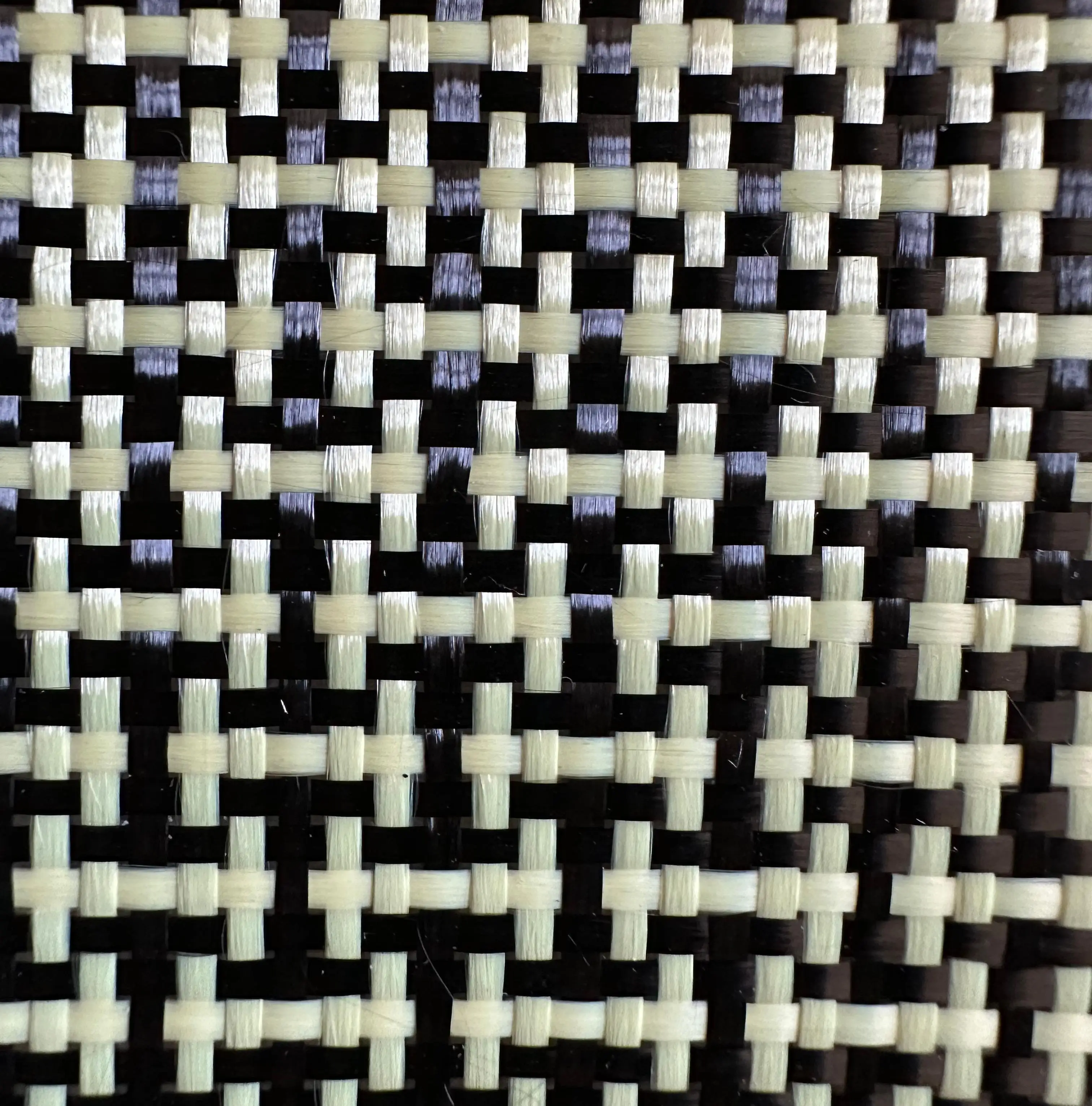 High Quality 3K Carbon Aramid Fiber Hybrid Fabric