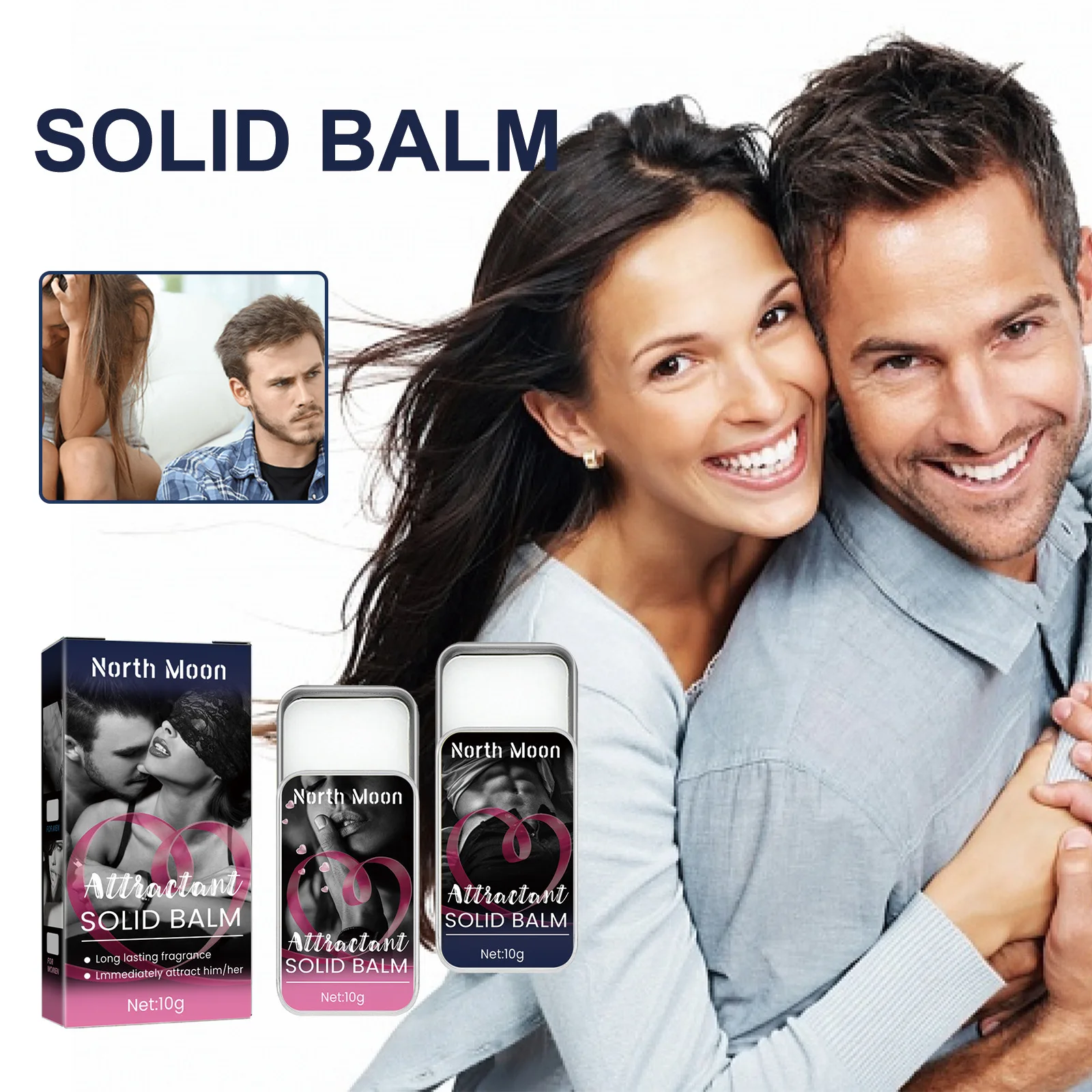 High Quality Solid Fragrance Balm Stay Fragrant Fresh Lasting Solid Perfume for Men and Women