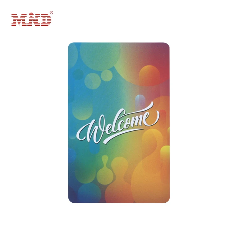 Free design T5577 125khz rfid hotel key card plastic hotel room key card