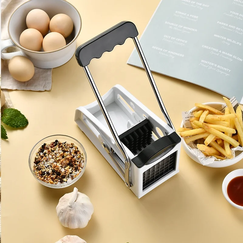 kitchen accessories Multi-function Stainless Steel Manual Cutter Meat Potato Cutter with comfortable handle