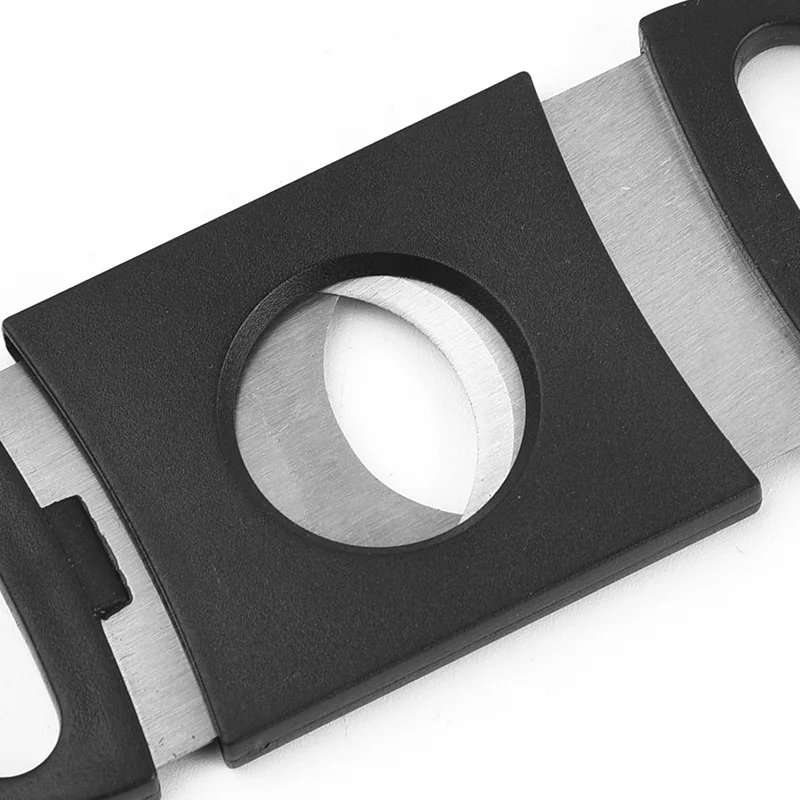 Stainless Steel Pocket Cigar Accessories With Double Guillotine Cutter Blades Cigar Cutter Scissors