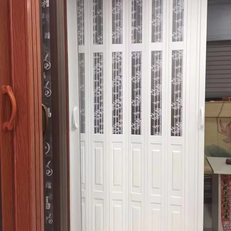high quality PVC folding door plastic accordion door sliding door